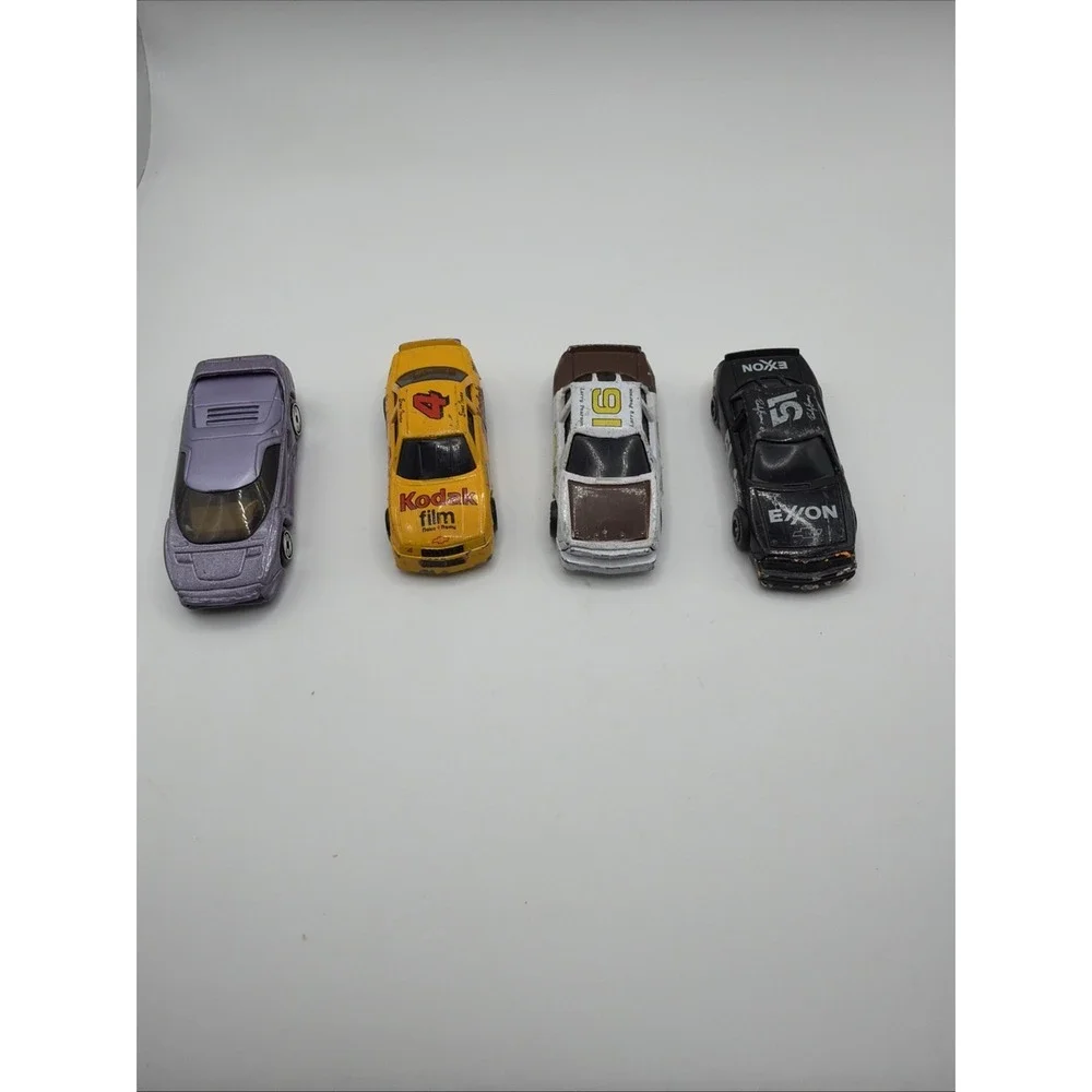 Vintage‎ Diecast Toy Car Lot Kodak Exxon Stock Cars Mixed Vehicles